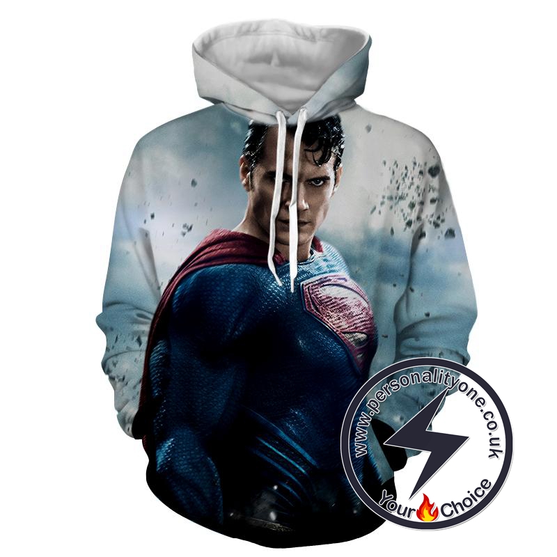 Man Of Steel - Superman Sweat Shirt - Superman Hoodies